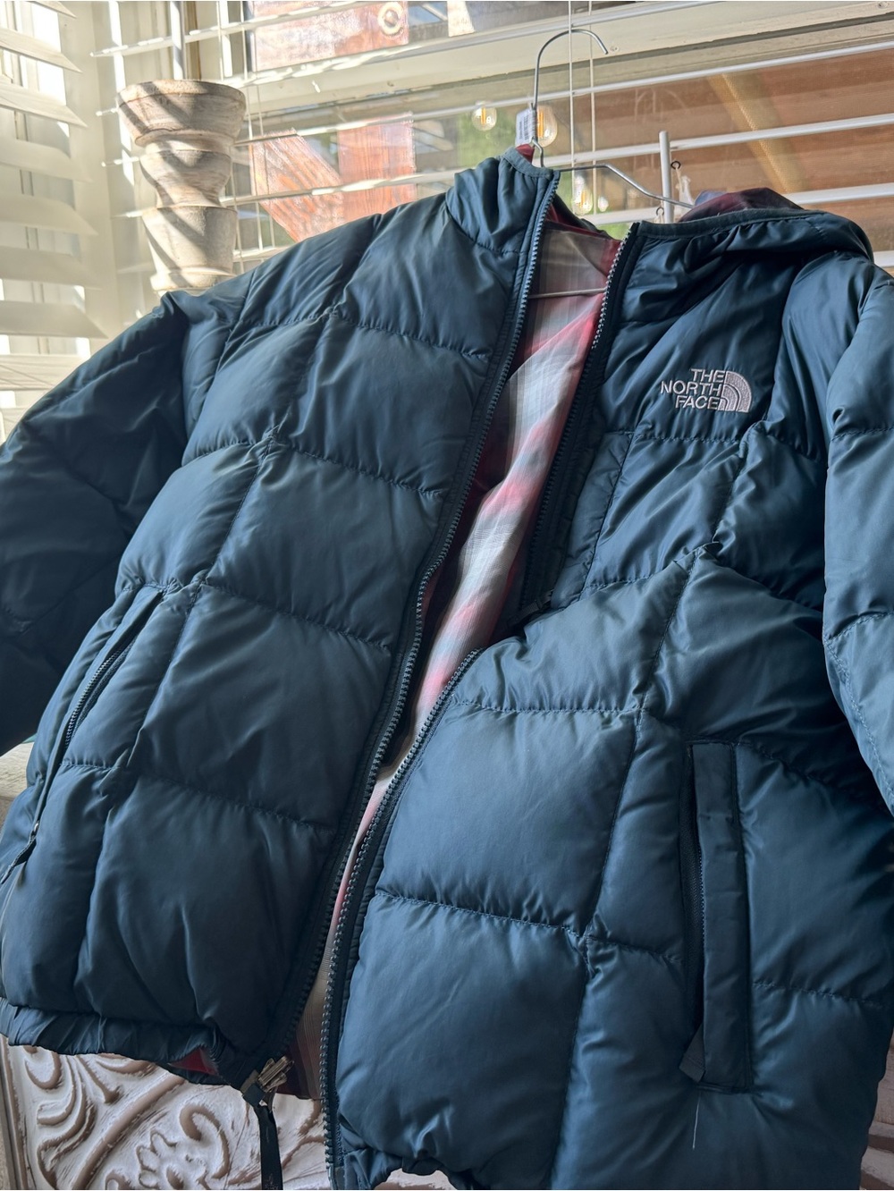 The North Face Navy Blue Quilted Puffer Jacket